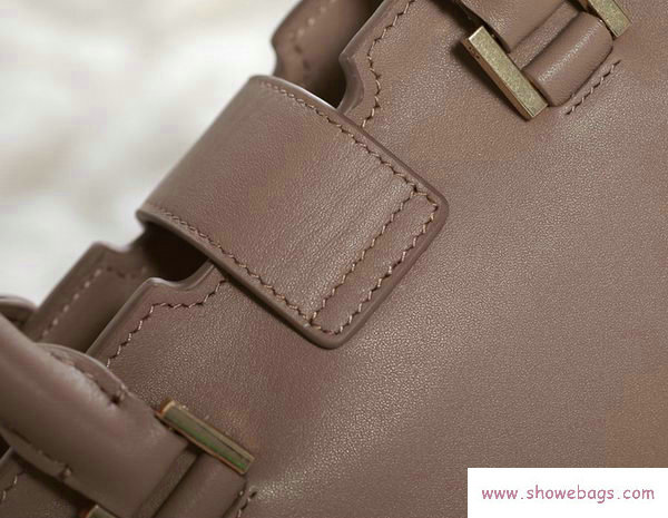 YSL cabas chyc bag original leather 5086 light khaki - Click Image to Close